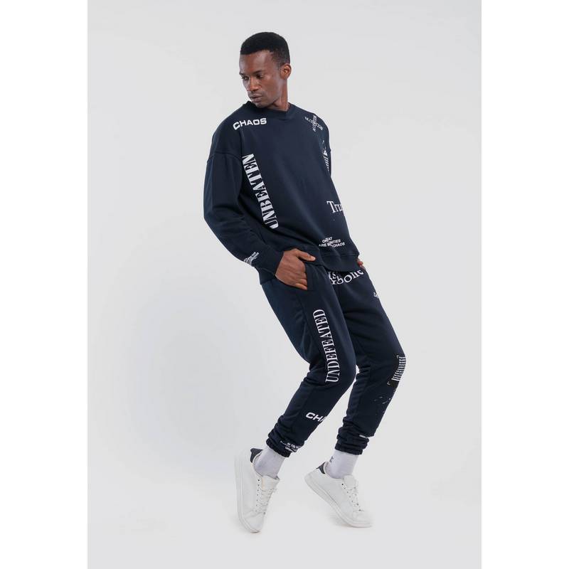 Tom Barron mit Schriftzügen Jumpsuit Herren