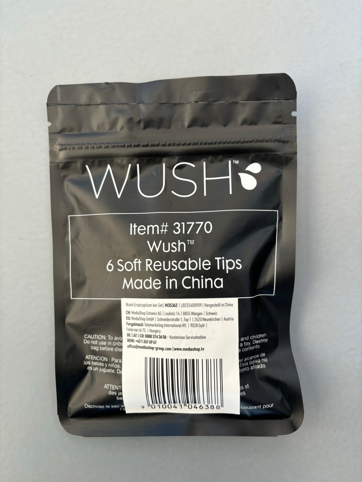 MediaShop Zubehör Wush - Ersatzspitzen 6er Set - in Schwarz günstig kaufen onesize