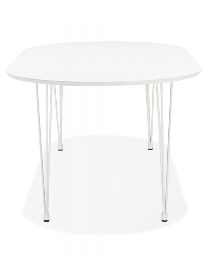 KADIMA DESIGN Esstisch Ausziehbar Holz Metall | Esszimmertisch Weiß Modern günstig kaufen onesize