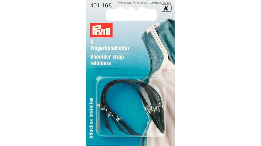 Prym Trägerbandhalter schwarz schwarz