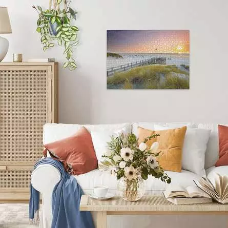 Puzzle 1000 Teile - Sonnenuntergang über Amrum