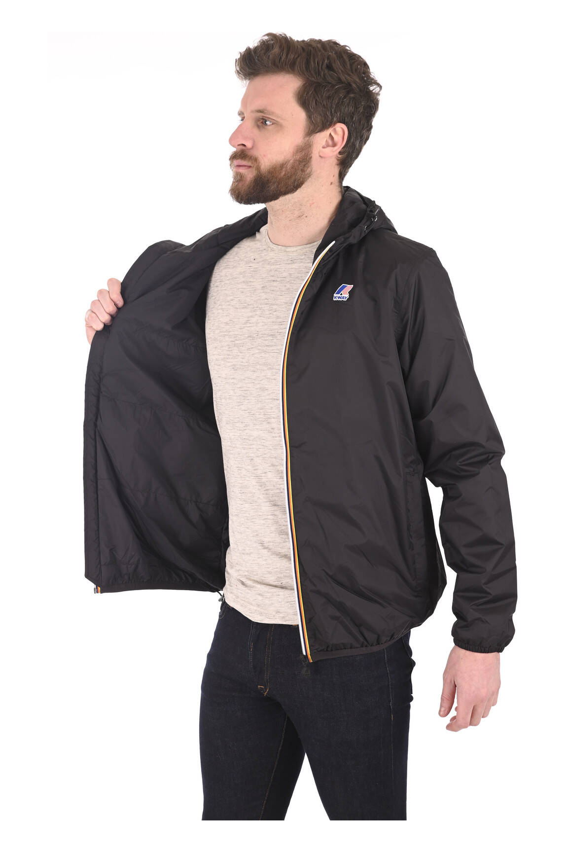 K Way Impermeables Trenchs Femme couleur noir