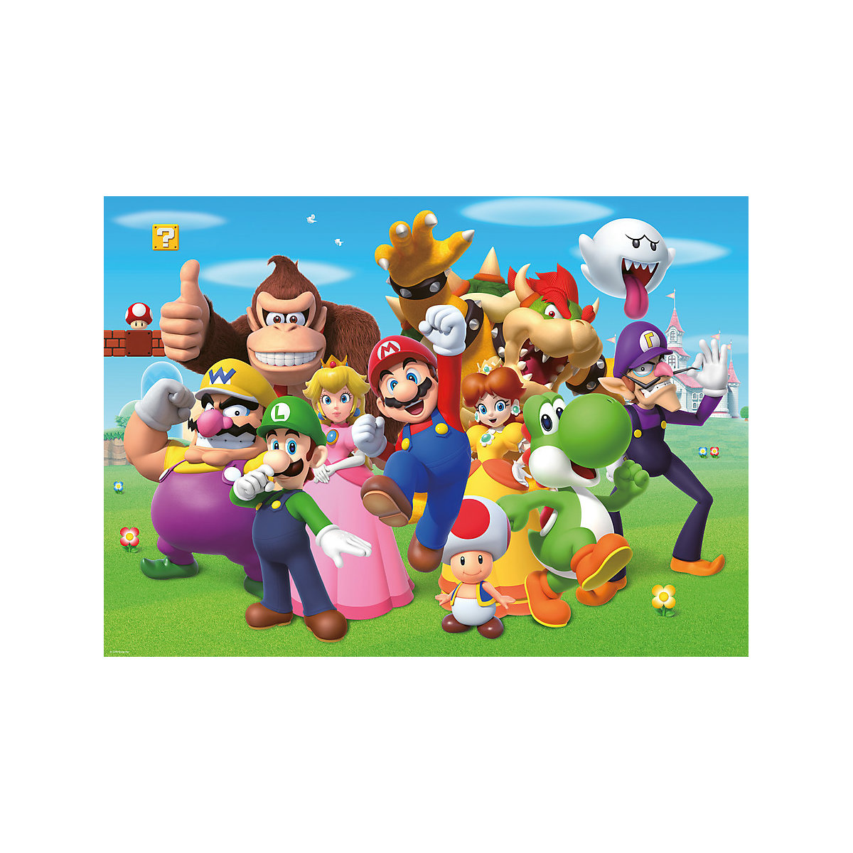 Puzzle Super Mario, 70x50 cm, 1.000 Teile