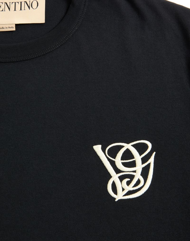 T-shirt en coton avec patch Vg