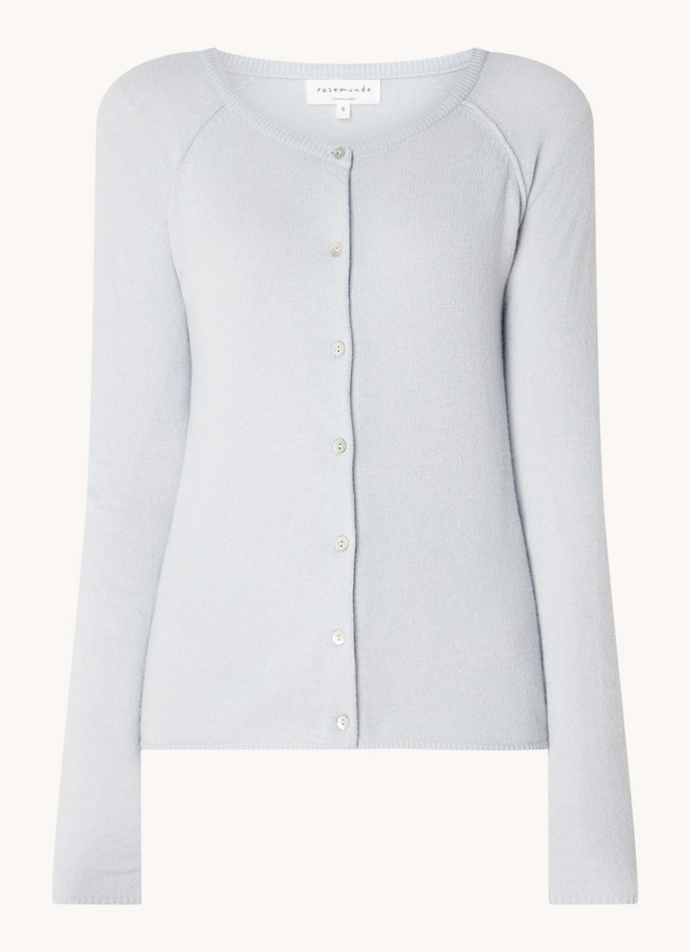 Rosemunde Fine-knit cardigan in cashmere blend