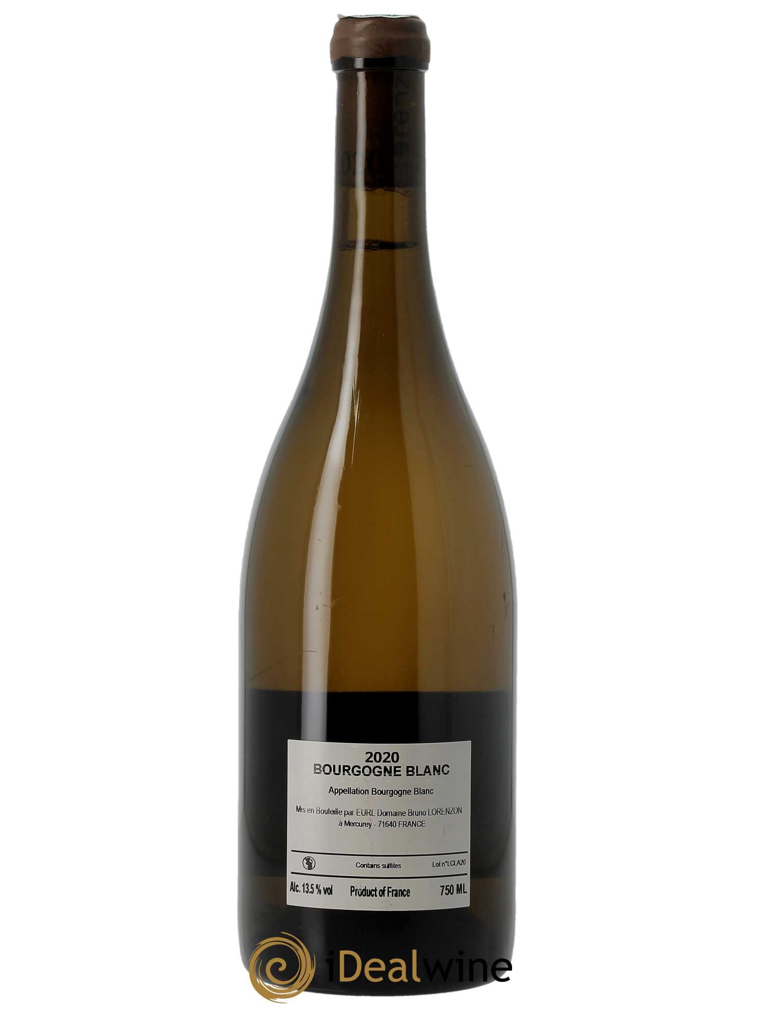 Bourgogne Clos Alfred Bruno Lorenzon  2020 - Lot de 1 Bouteille