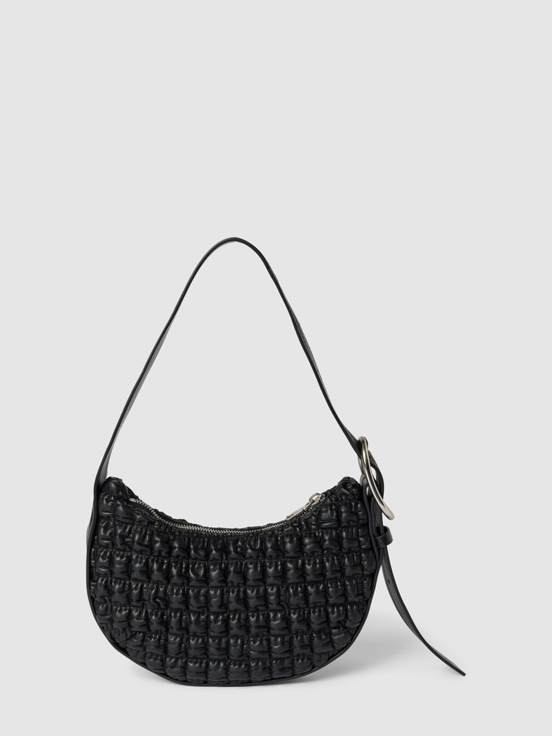 Pochette in Leder-Optik Modell 'CRESCENT' in black