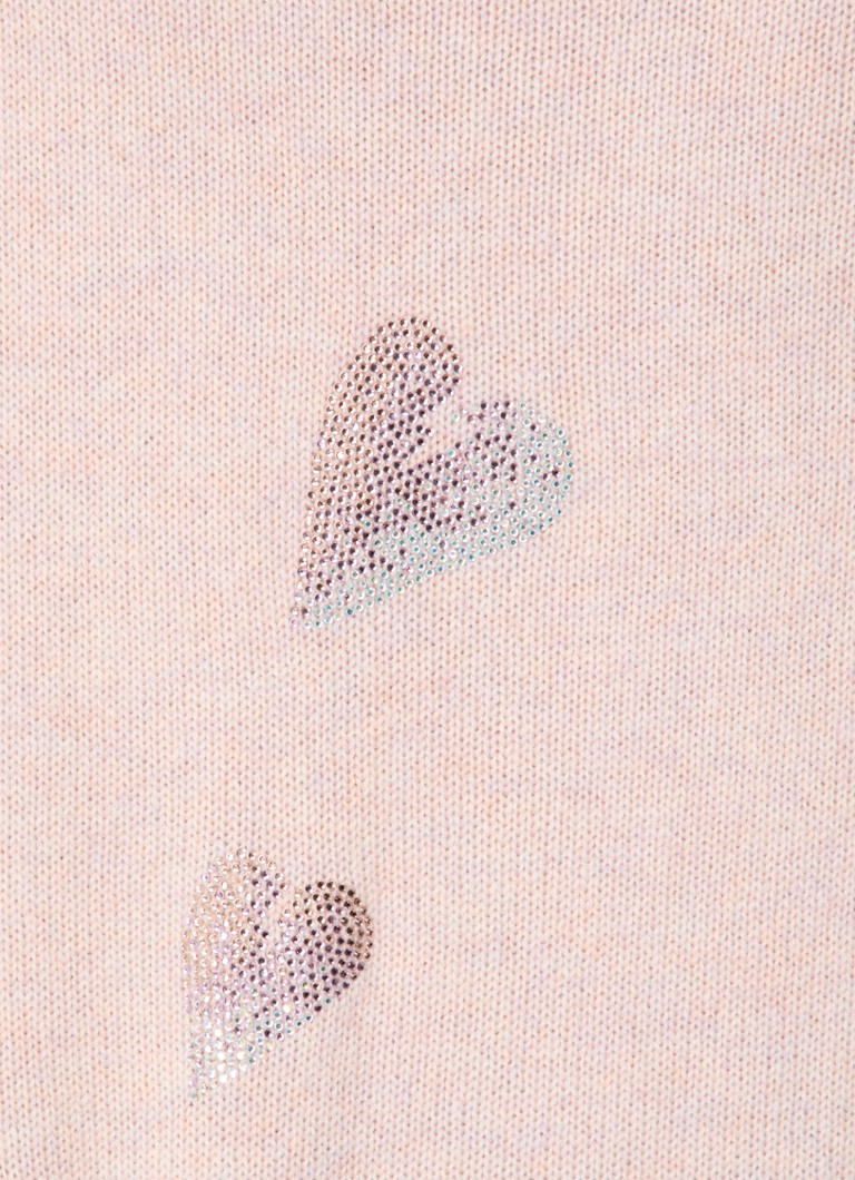 Zadig&Voltaire Pravis fine-knit cashmere sweater with rhinestones