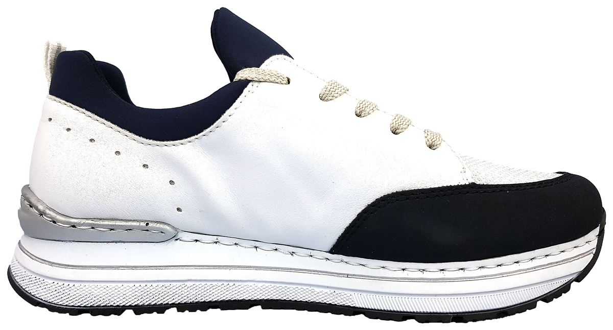 Rieker N6973-80 Weiß 80 pazifik/weiss/navy