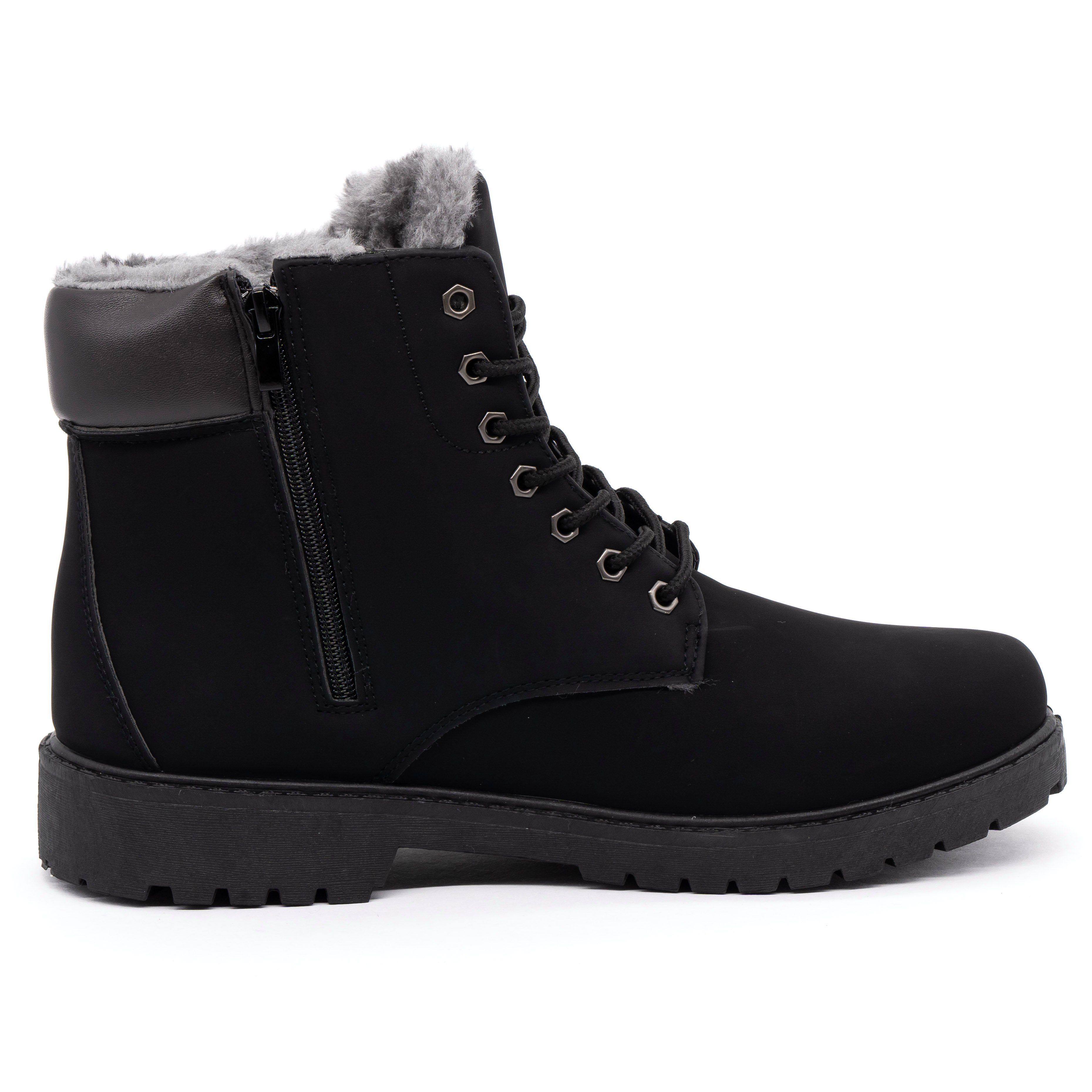 LEKANN 787 Winterschuhe Herren Warm Gefüttert Wanderschuhe Boots Winterstiefel