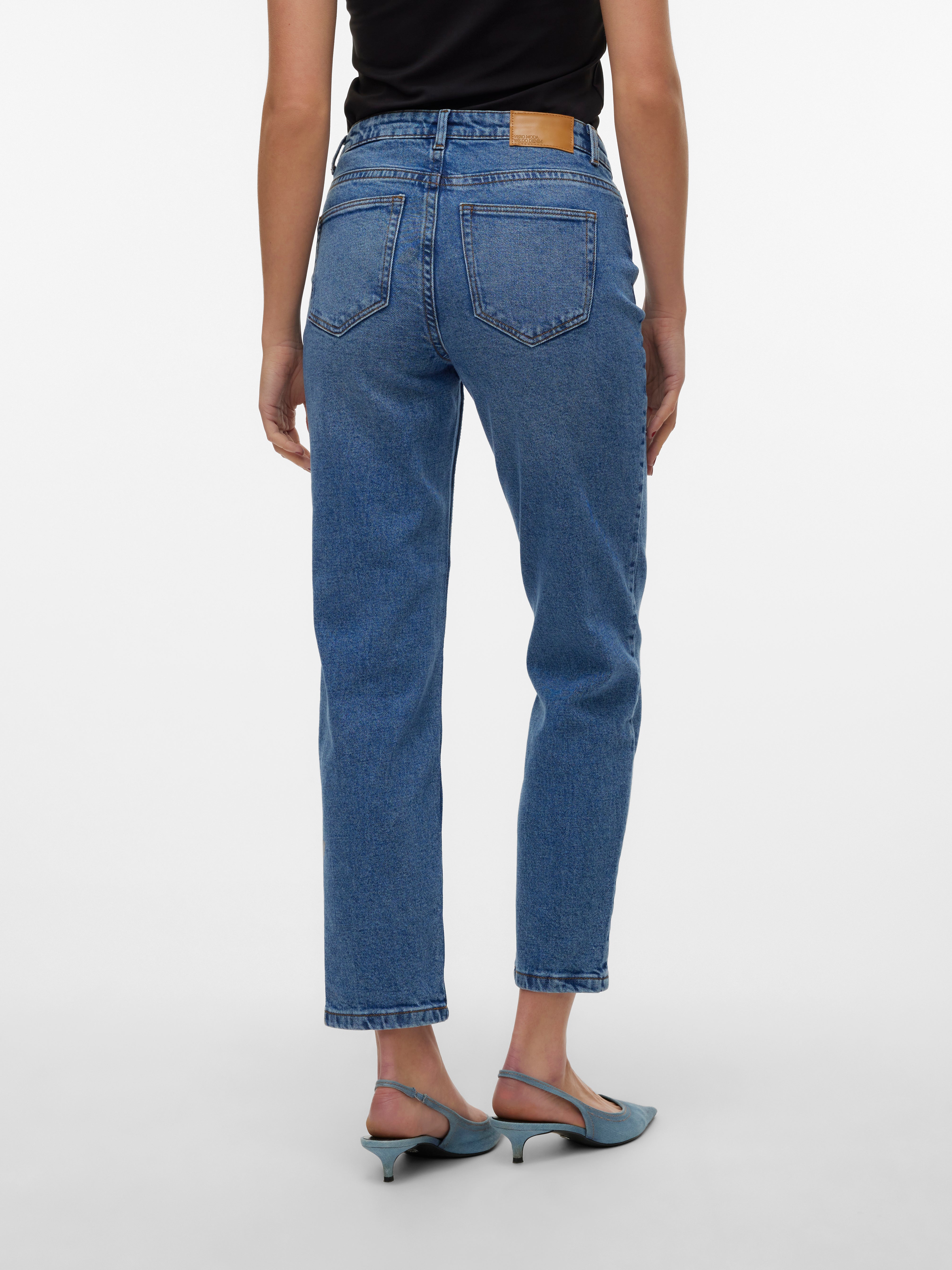 VMKYLA Mid Rise Gerade geschnitten Jeans