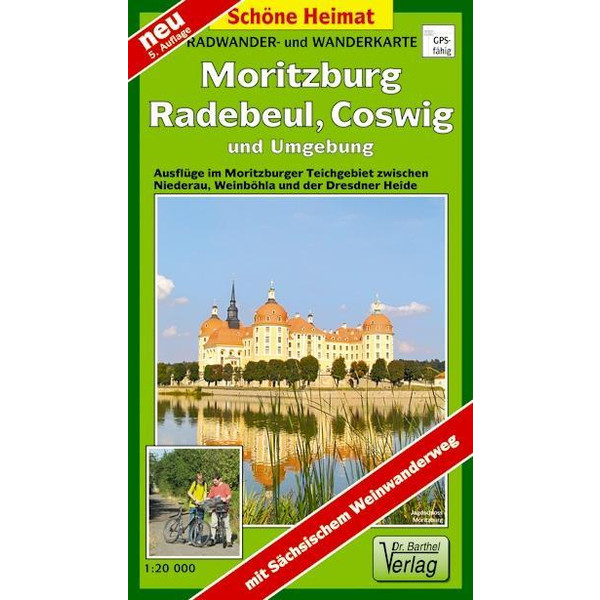Moritzburg, Radebeul, Coswig und Umgebung 1 : 20 000. Radwander- und Wanderkarte - Wanderkarte