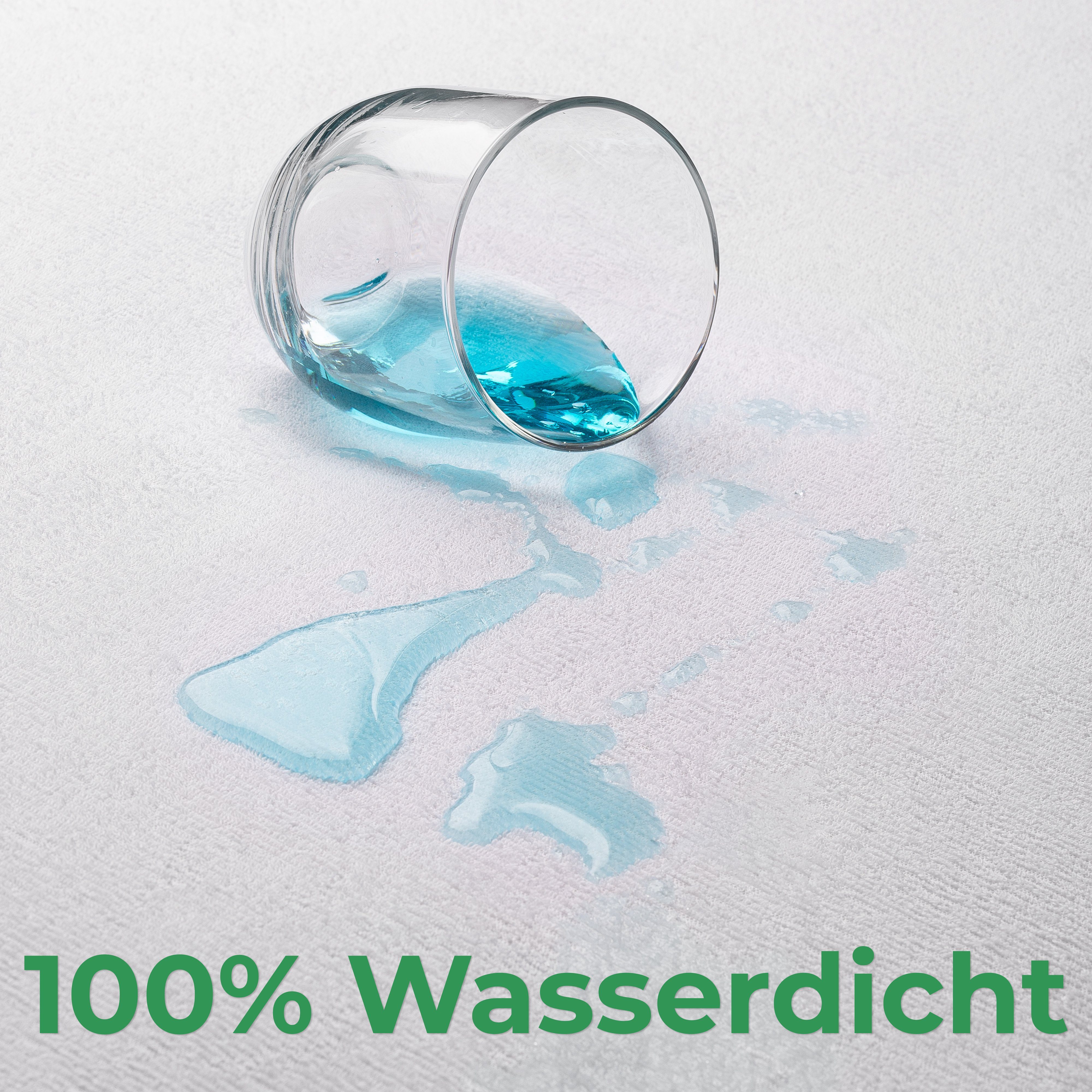 Matratzenschoner Wasserdicht, Premium Matratzenauflage von MZ Textile World, Inkontinenzauflage, Matratzenschutz, Knisterfreie, Anti-Milben