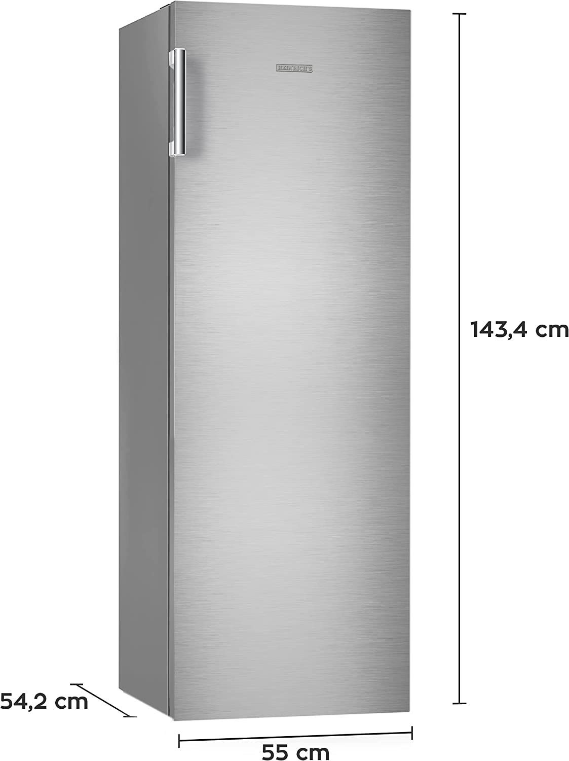 Heinrich´s Kühlschrank Vollraumkühlschrank HVK 3096, 143.4 cm hoch, 55 cm breit, freistehender Kühlschrank, 242 Liter, No-Frost Funktion