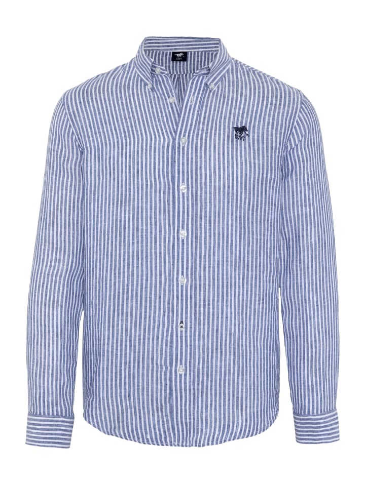 Polo Sylt Hemd in Blau günstig kaufen