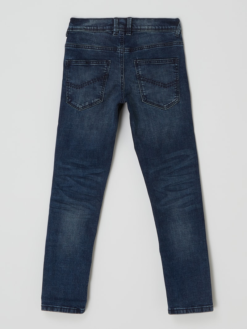 Skinny Fit Jeans mit Stretch-Anteil Modell 'Ryan' in jeans
