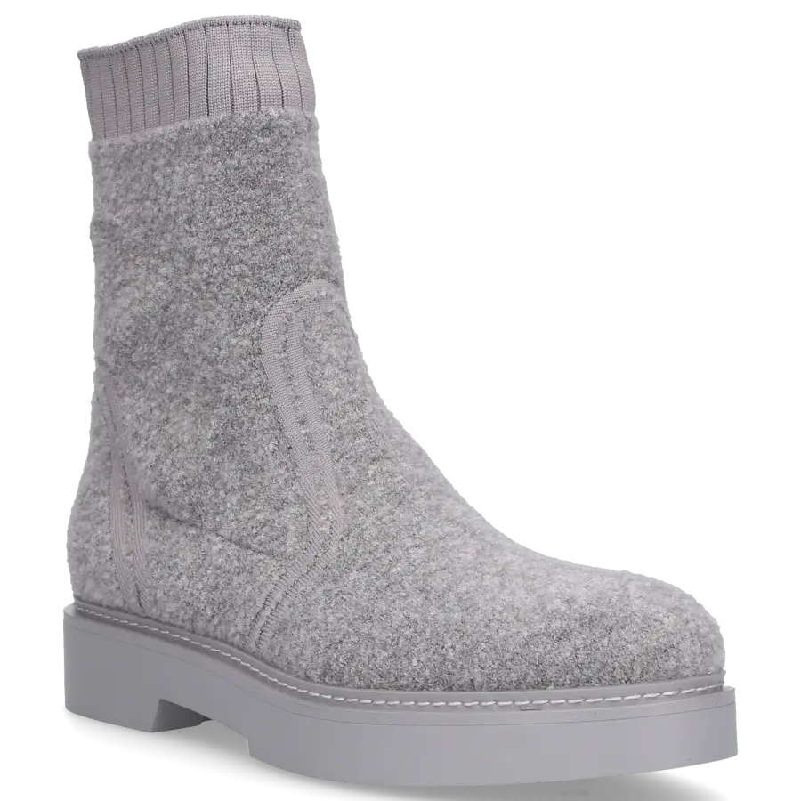Santoni - Stiefeletten 70166 Baumwolle - grau