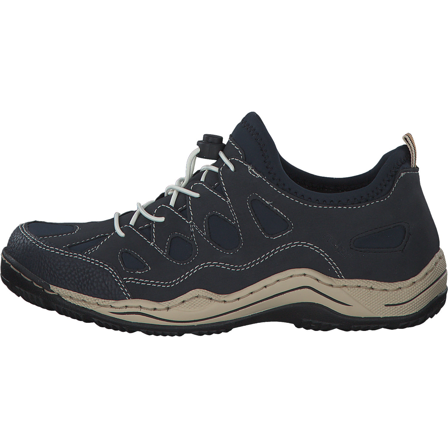 Rieker L0551, Schnürschuhe, Damen, Blau