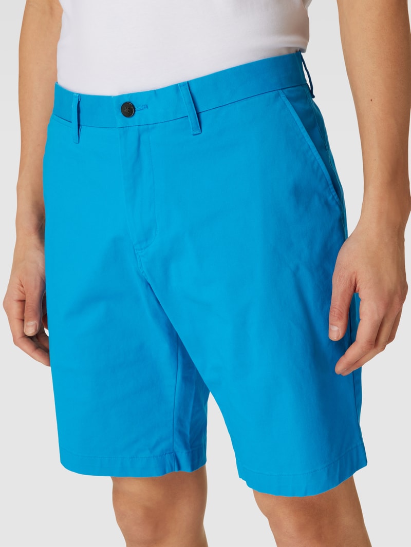 Chino-Shorts mit französischen Eingrifftaschen Modell 'HARLEM' in royalblau