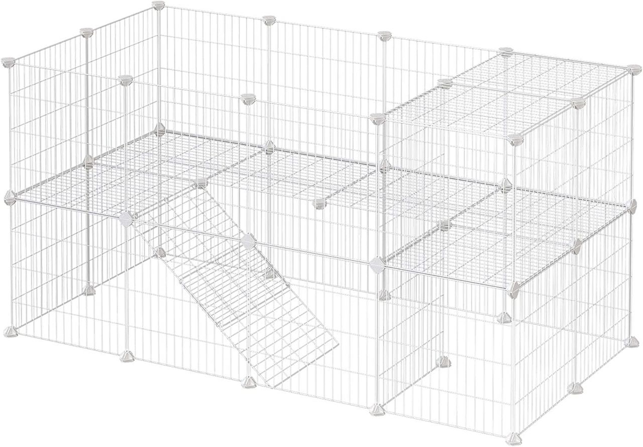 Songmics Metalldrahtspeicherwürfel, 143x73x71cm