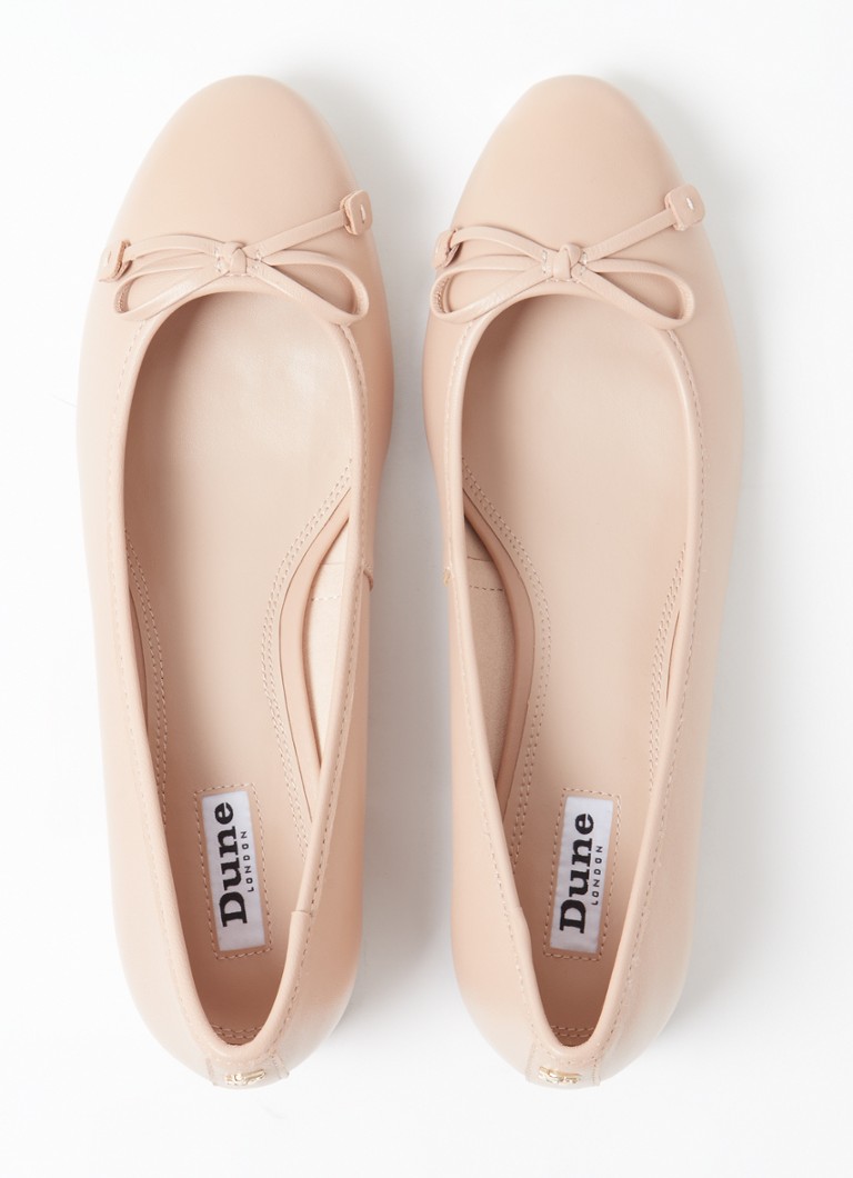 Dune London Hollies nahkaiset ballerinat