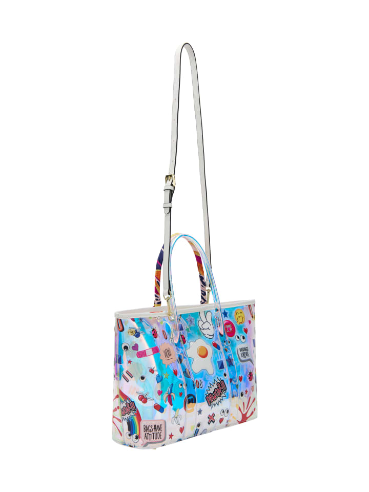 myMo Tote Bag Tote Bag in White Multicolor günstig kaufen onesize