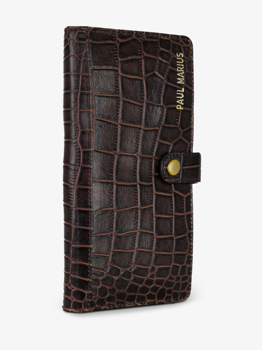 LePortefeuille Charlotte N°2 Alligator - Œil de Tigre