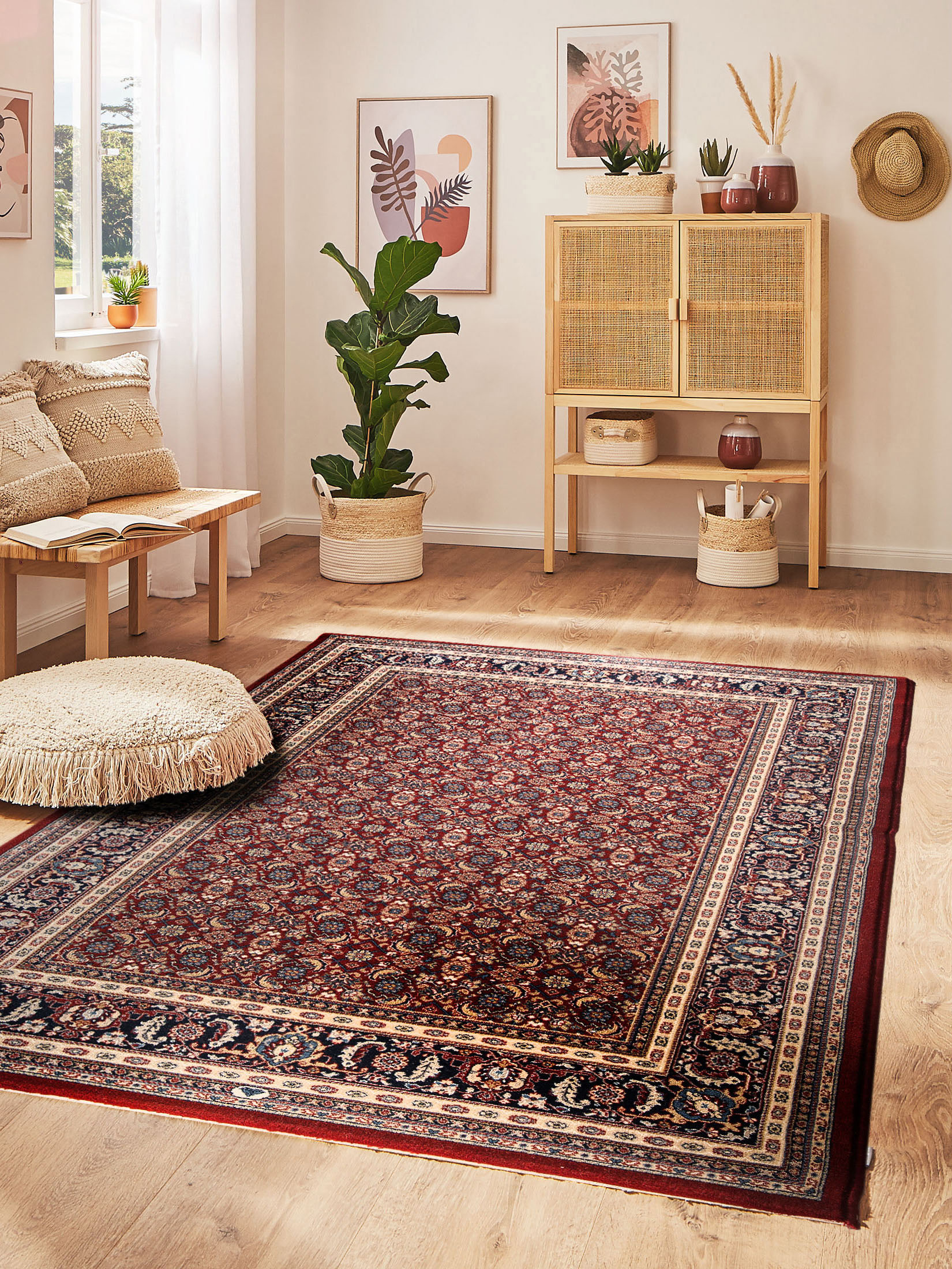Herati Royal Orient-Teppich, Rot