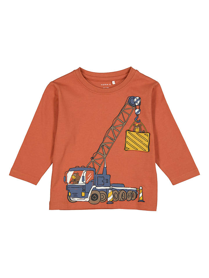 name it Longsleeve in Orange günstig kaufen 80
