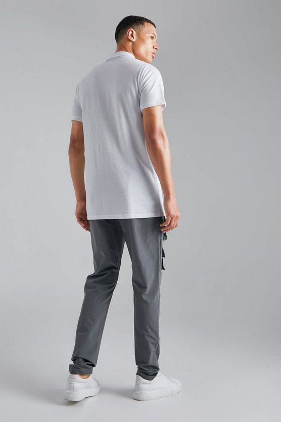 Tall Slim-Fit Hose mit Reißverschluss-Detail