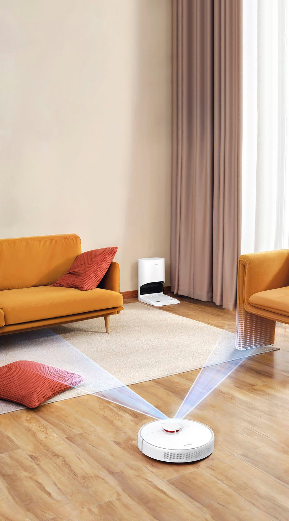 dreame Saugroboter Dreame D10 Plus;, 46 W, mit Wischfunktion und Absaugstation