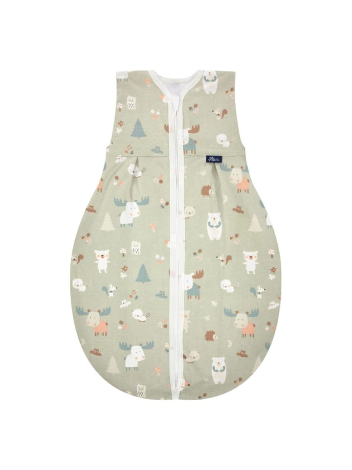 Alvi Sommer-Kugelschlafsack Molton Light - Baby Forest - in grau,motiv günstig kaufen