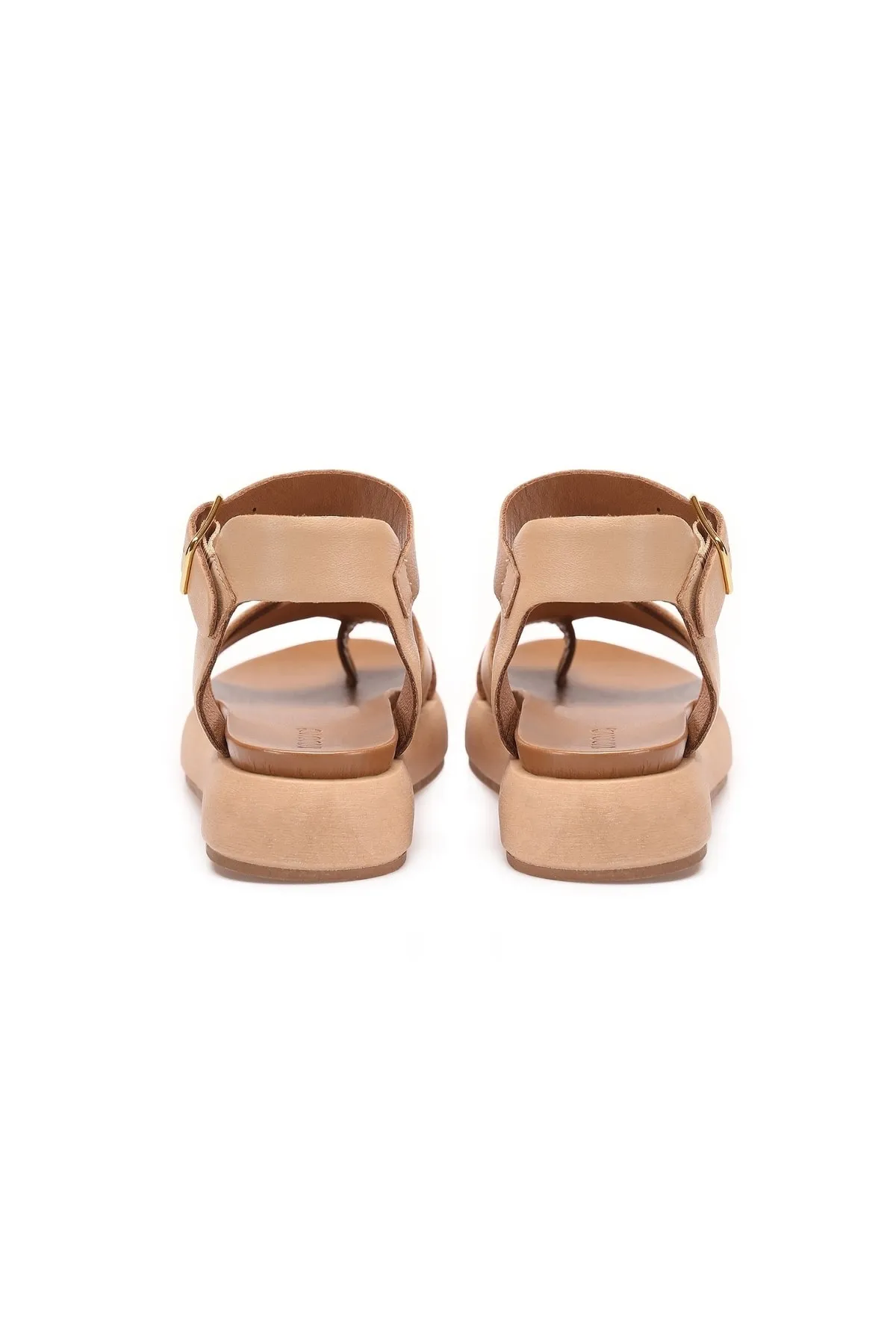 INUOVO  Sandalette - Beige - Flacher Absatz