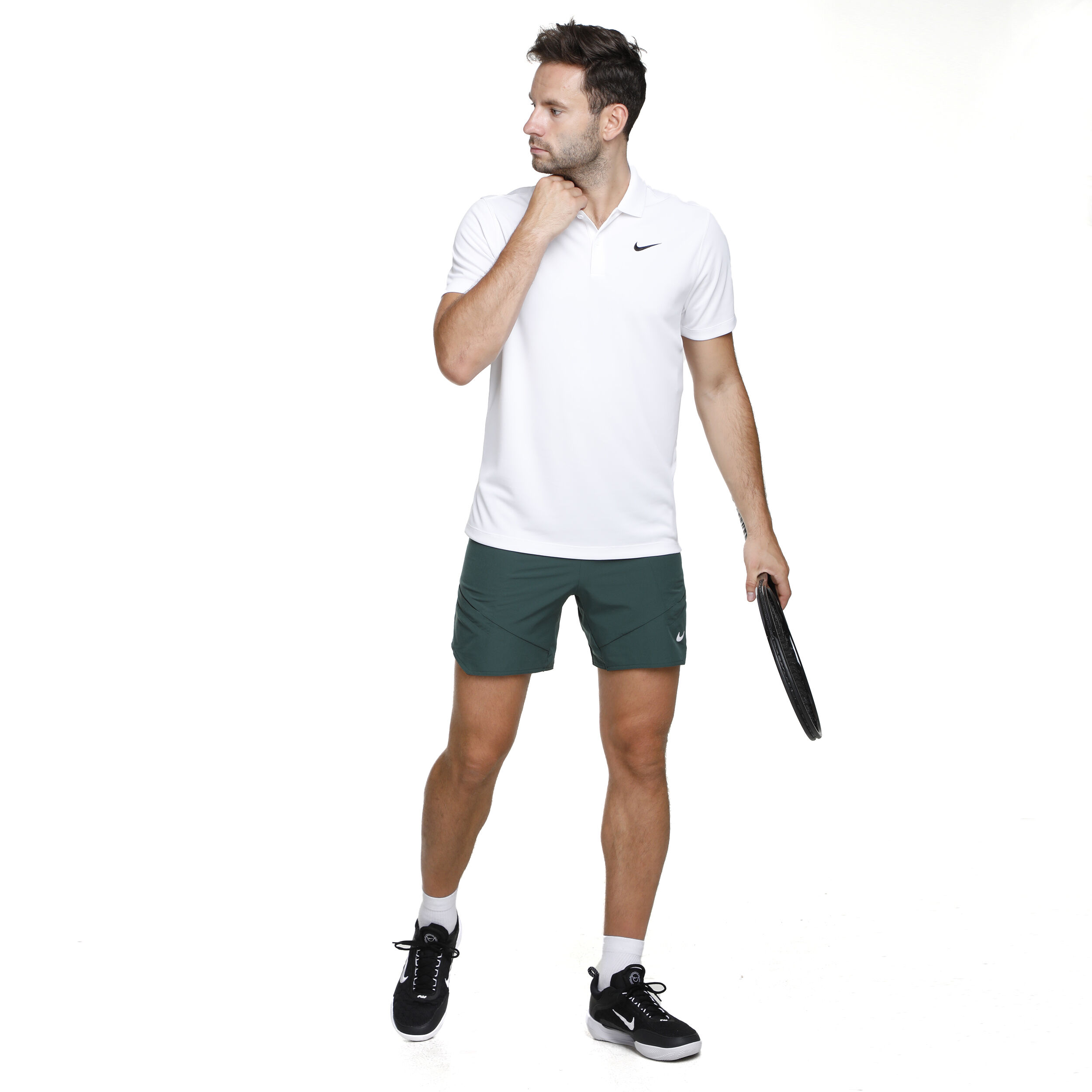 Dri-Fit Solid Polo Herren - Weiß