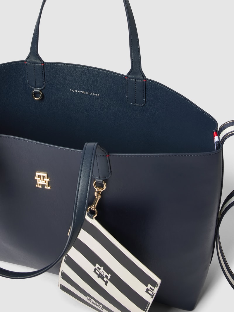 Shopper mit abnehmbarer Extratasche Modell 'ICONIC' in marineblau