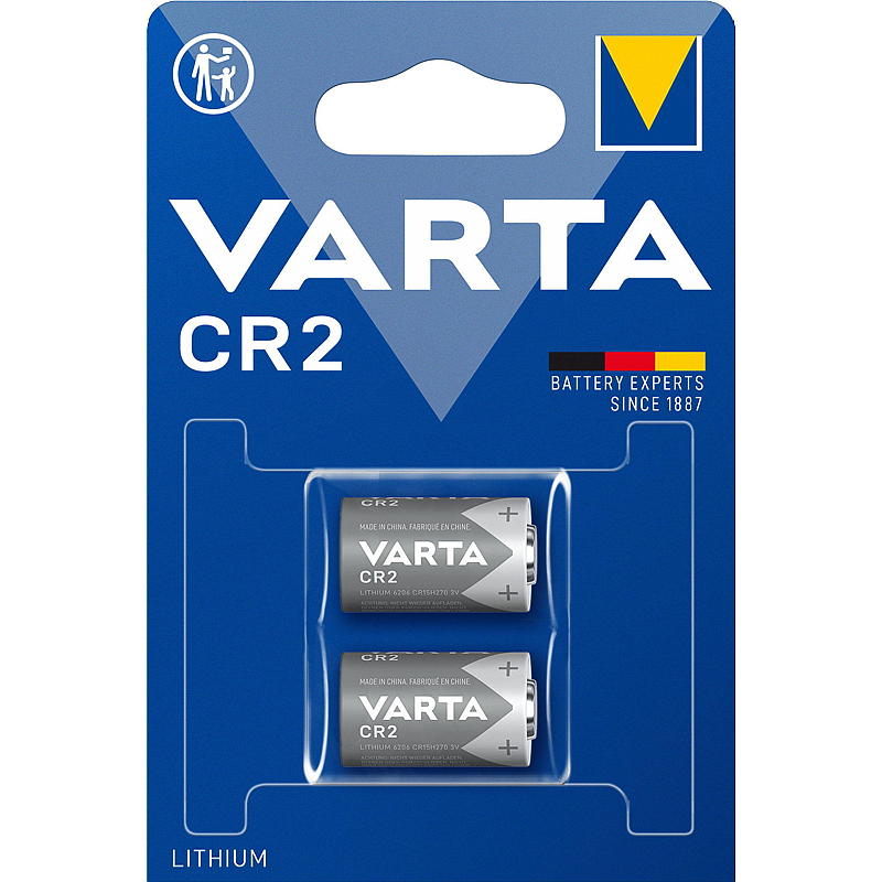 Varta Batteri 2-Pk CR2 Lithium Varta