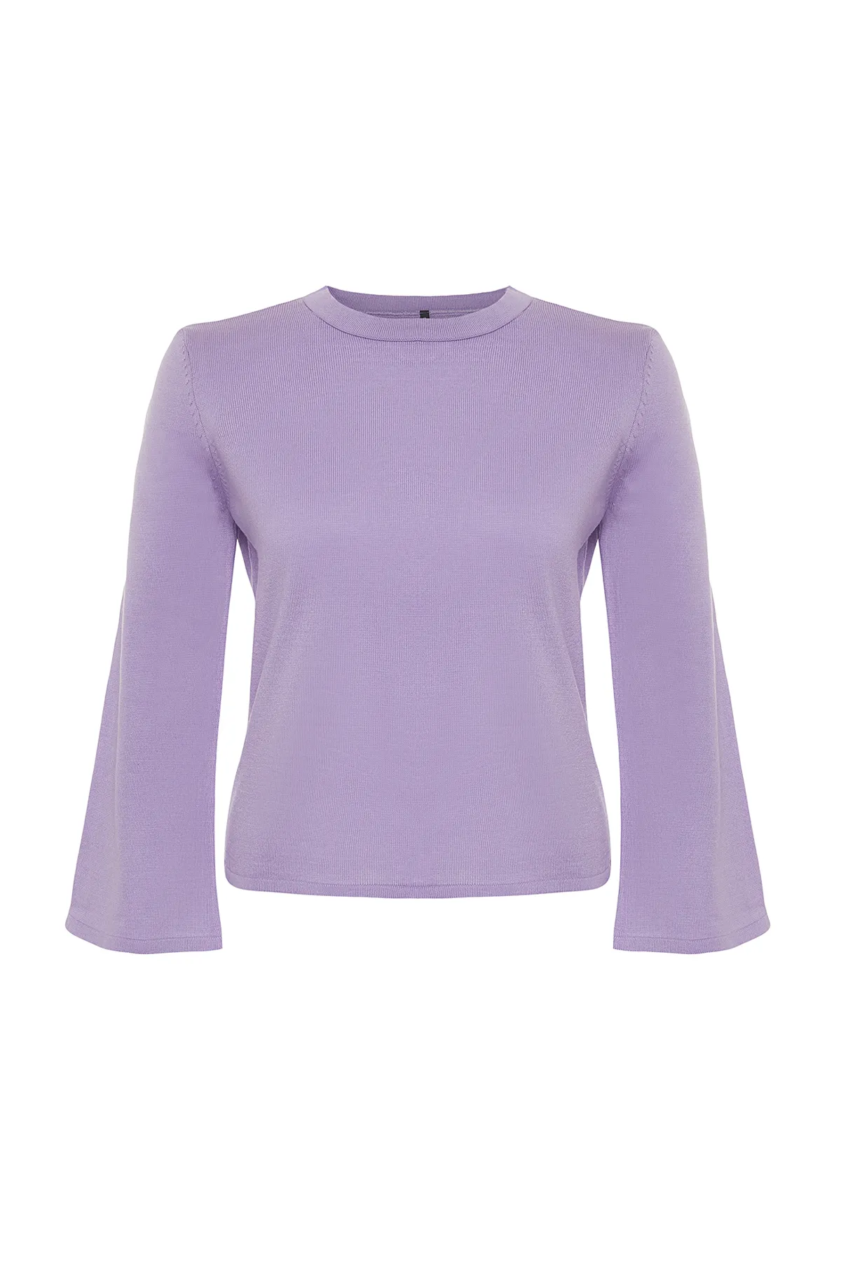 Trendyol Curve  Lila Strickpullover mit spanischen Ärmeln TBBAW23AN00034