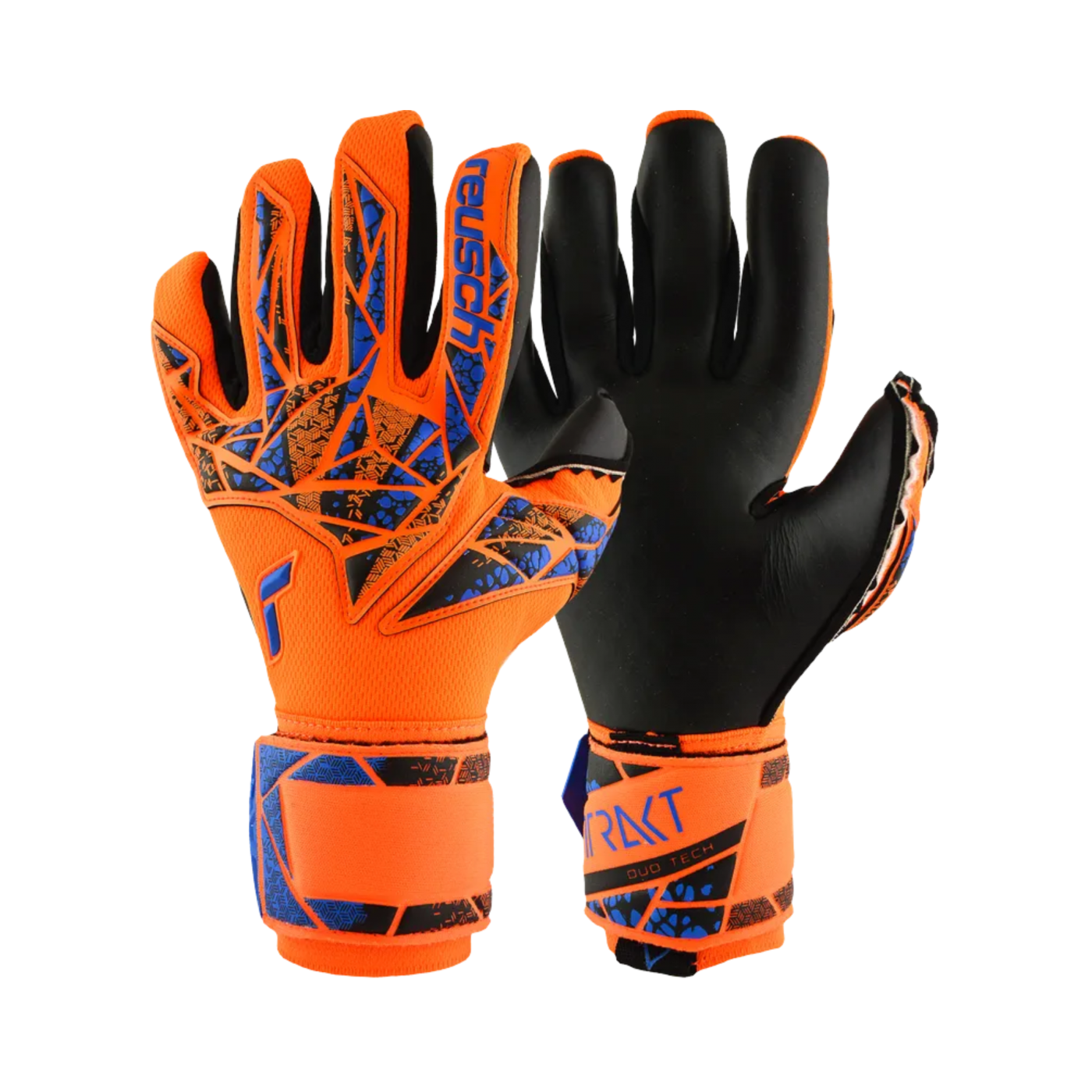 Reusch Attrakt Duo TW-Handschuhe Orange Blau Schwarz F2211