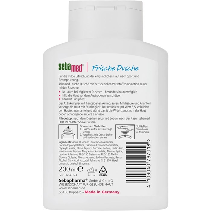 Frische Dusche