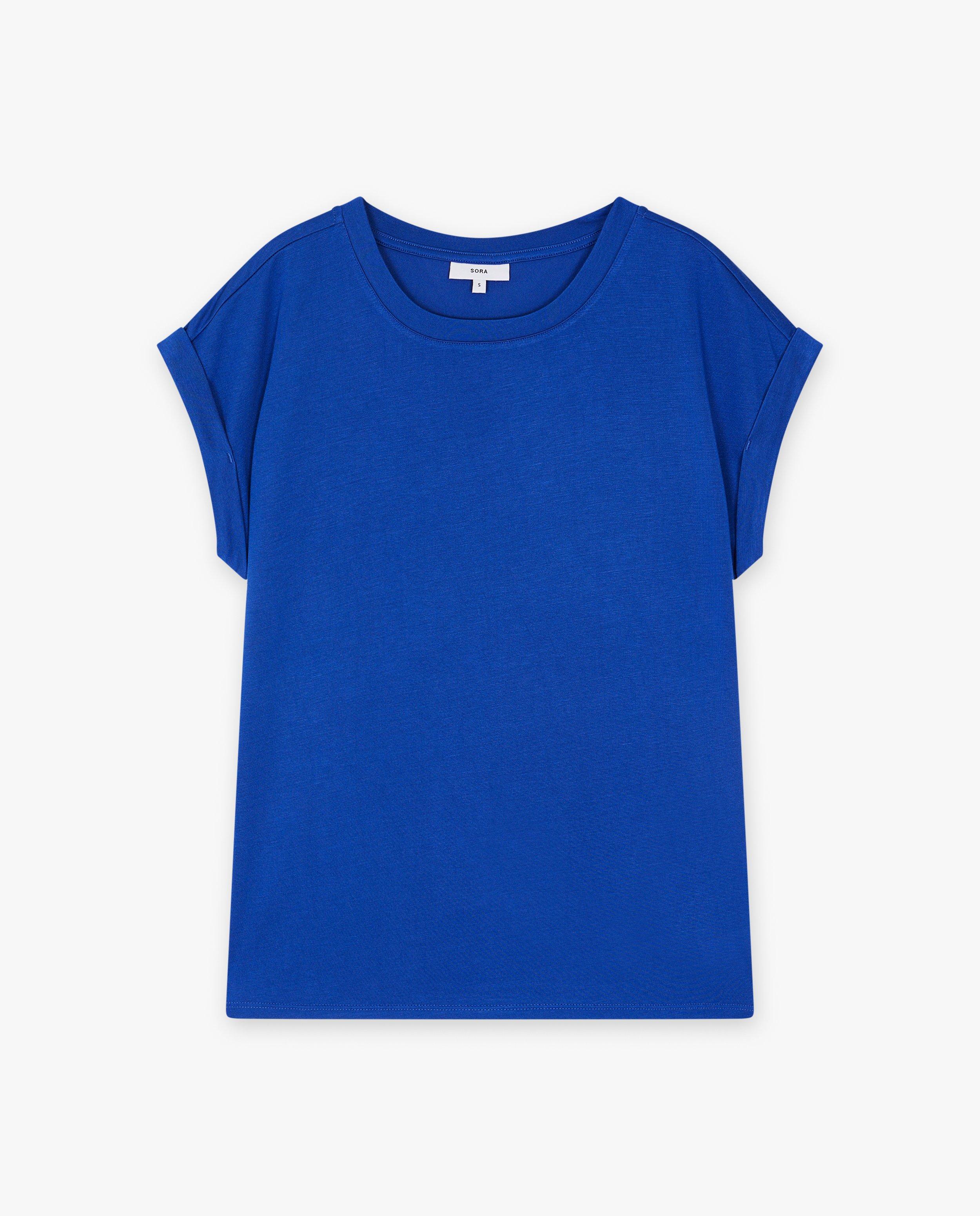 Tricou Sora Blue albastru închis