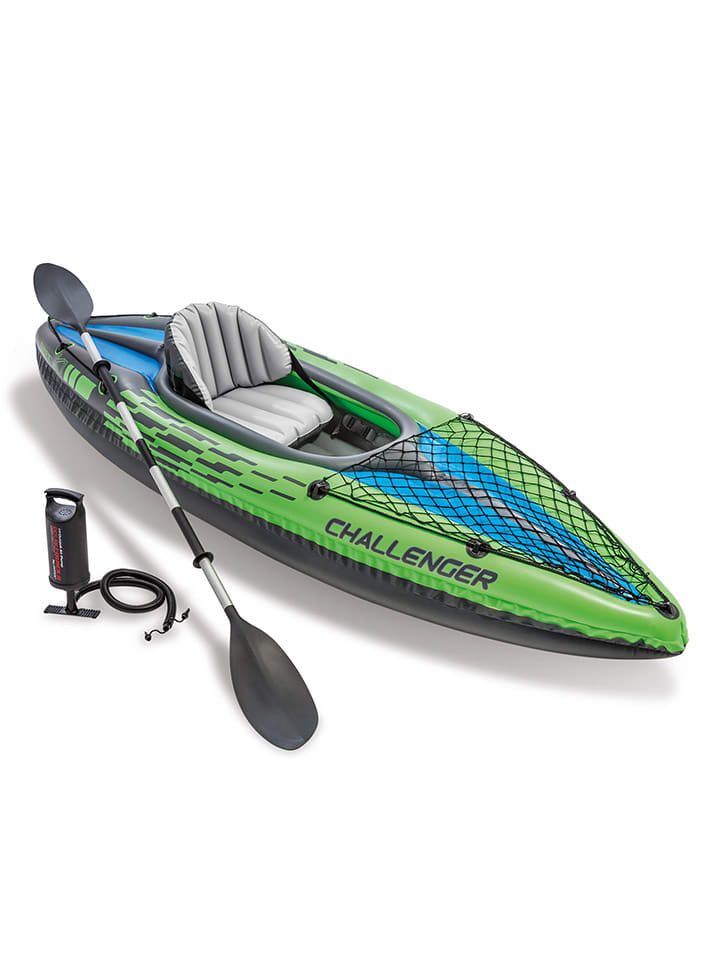 Intex Ein-Personen-Kajak in Blau/ Grün - (B)274 x (H)33 x (T)76 cm günstig kaufen onesize