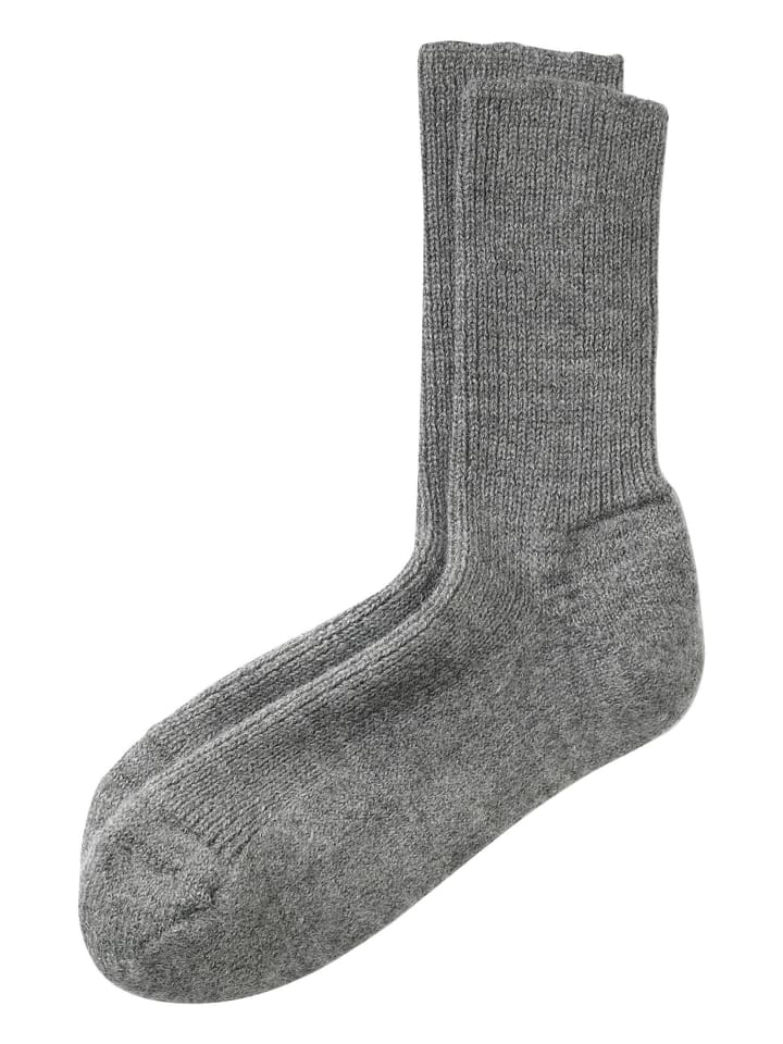 Hessnatur Wollsocke in grau günstig kaufen