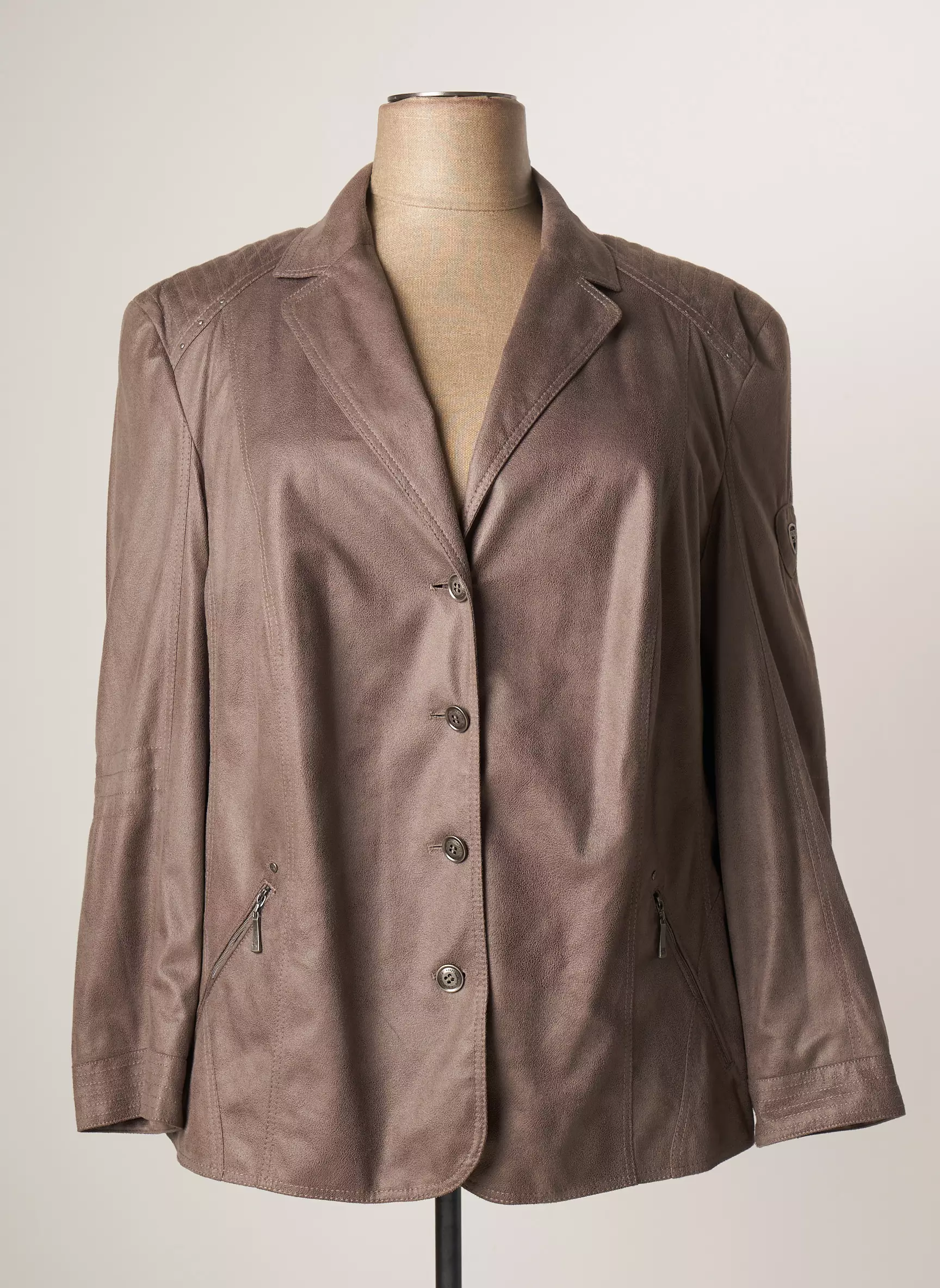Barbara Lebek Vestecasual Femme couleur marron