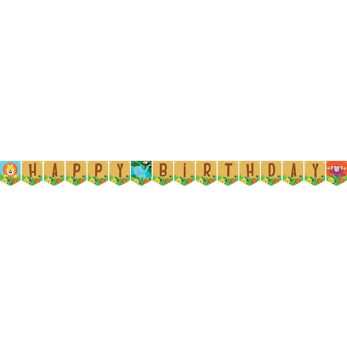 Girlande Dschungel-Safari, 1,7 m