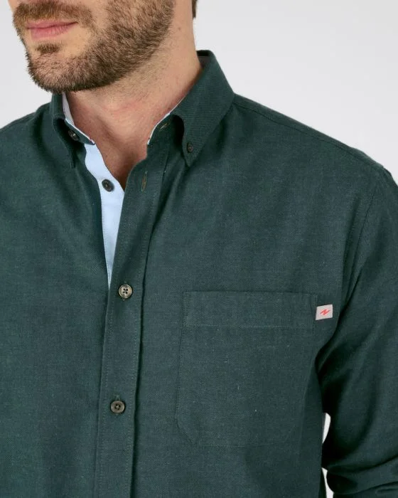 Chemise chaude manches longues polycoton Thermolactyl