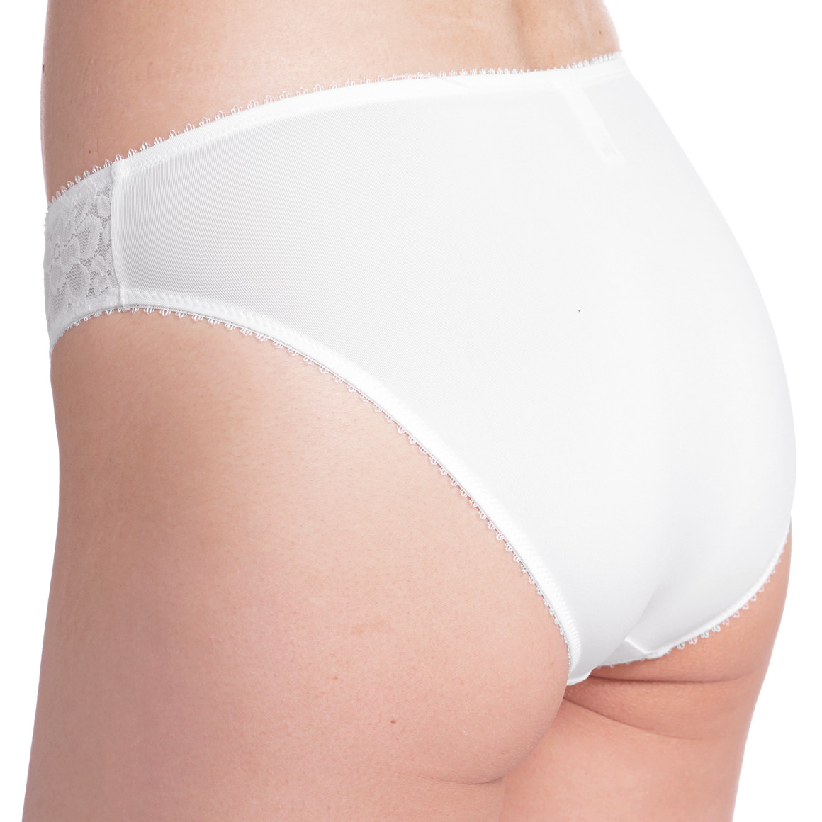 2 Damen Slips mit floraler Spitze