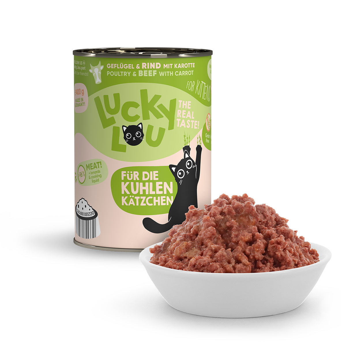 Lucky Lou Lifestage Kitten Geflügel & Rind kaufen bei ZooRoyal