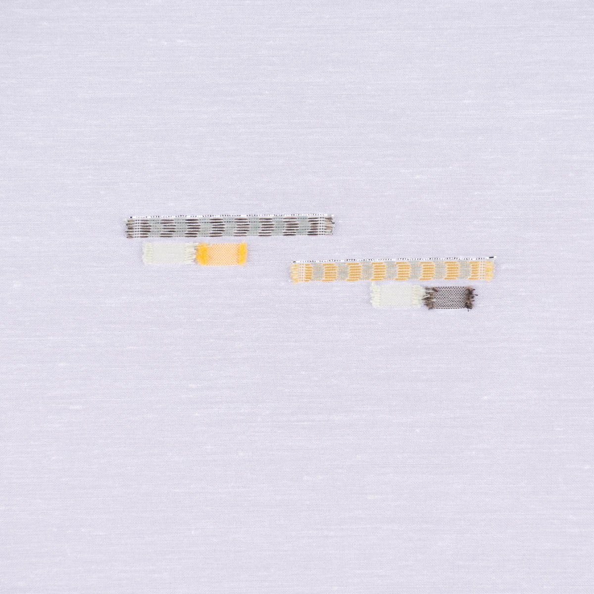 Meterware Gardinenstoff Gardinenstores Batistoptik Scherli Rechtecke Bleiband we, SCHÖNER LEBEN., leicht perforiert, Batist, mit Bleiband, pflegeleicht, überbreit
