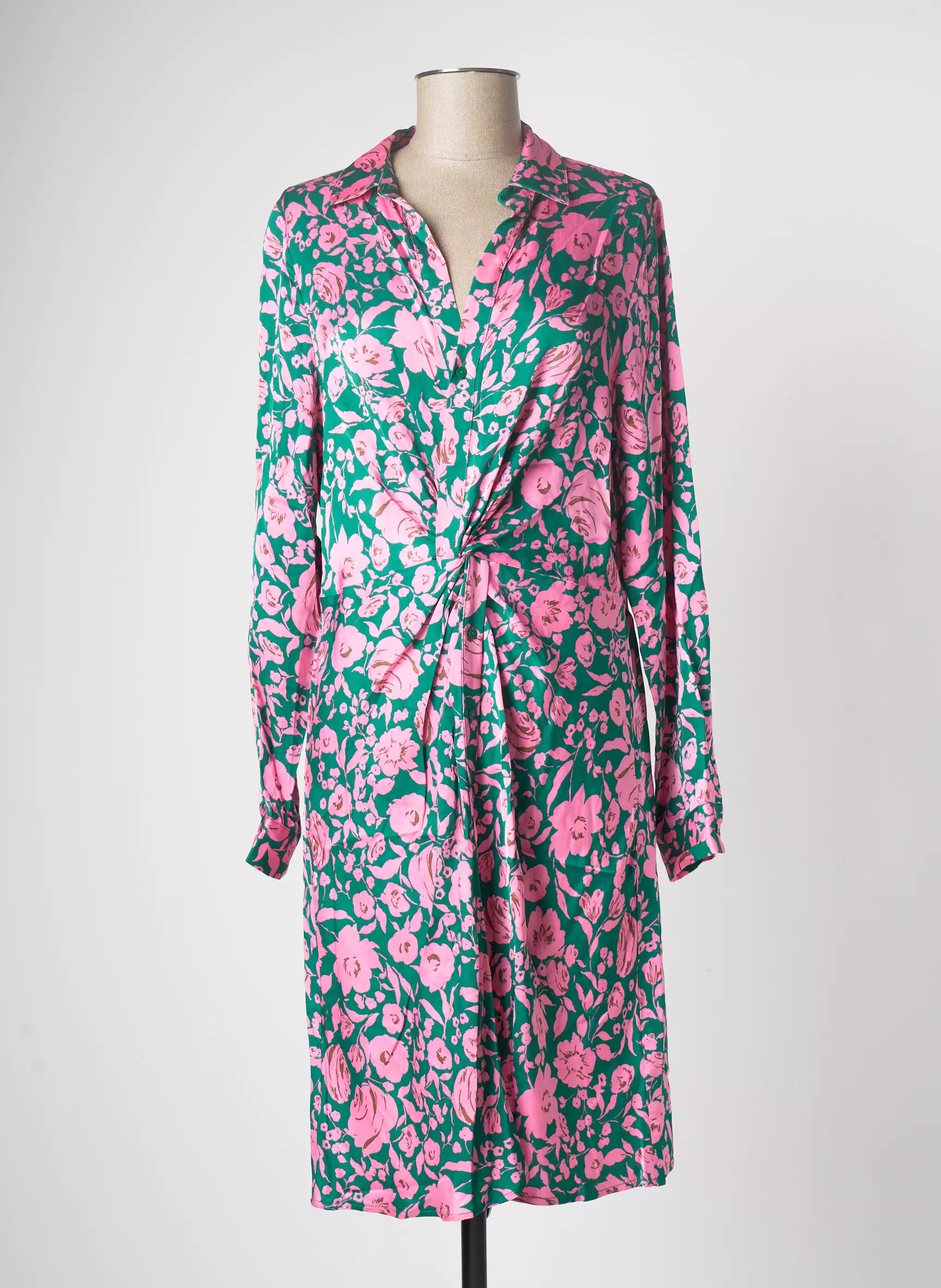 Esqualo Robes Mi Longues Femme couleur vert