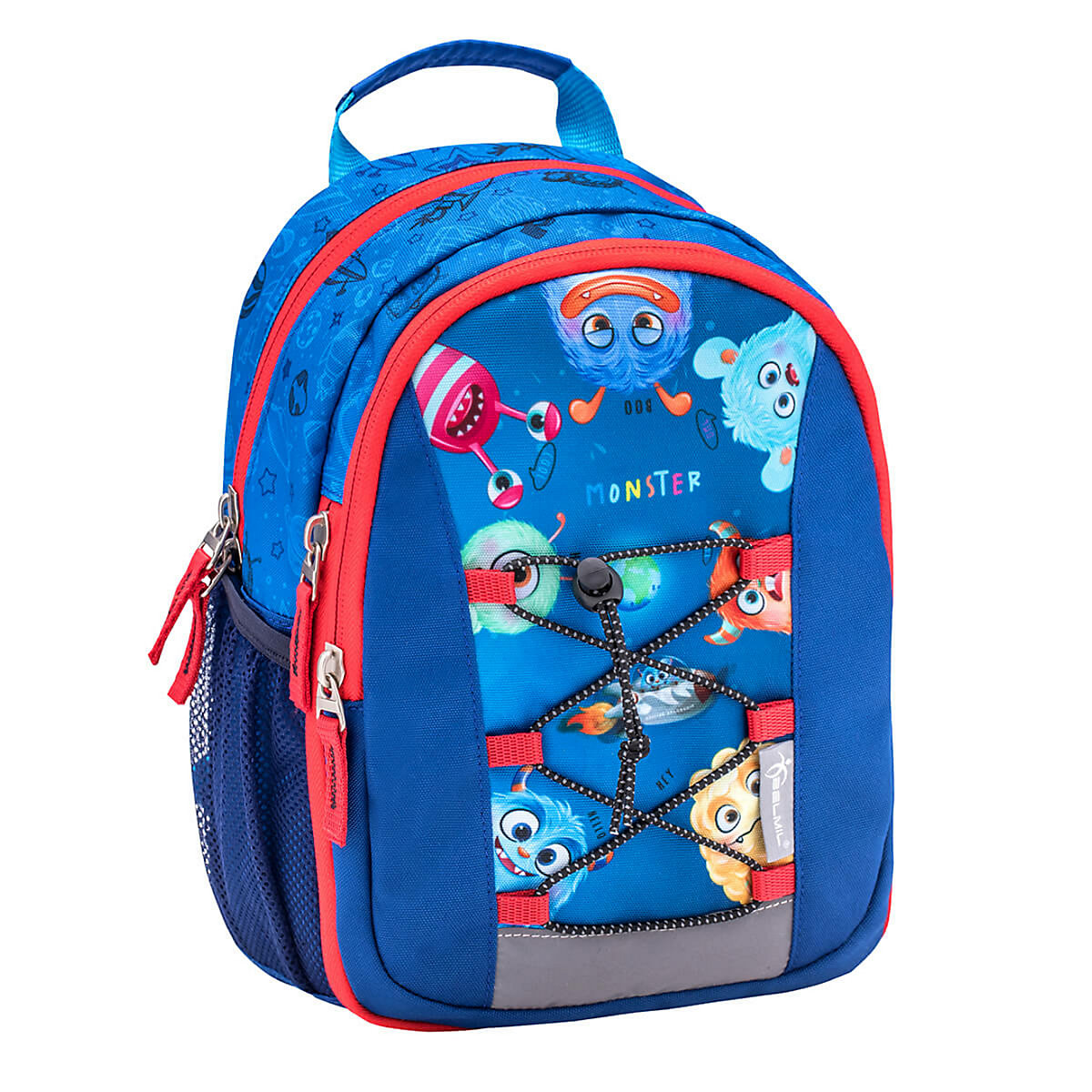 Kindergartenrucksack Mini Kiddy Kindergartenrucksack für 1-3 Jährige Kinder mit Brustgurt blau